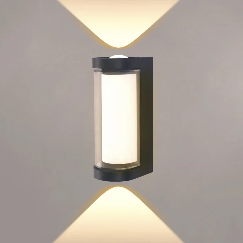 Moderne LED Wandleuchte für Innen und Außen Architekturbeleuchtung IP65