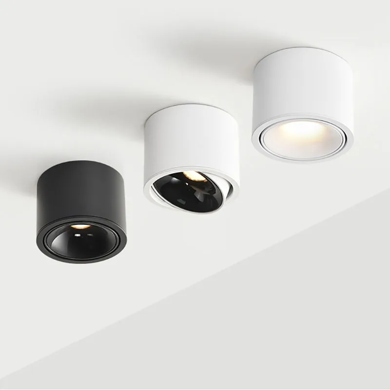 Schwenkbarer COB LED Aufbaustrahler 5W–15W für Wohnzimmer und Ladengeschäfte