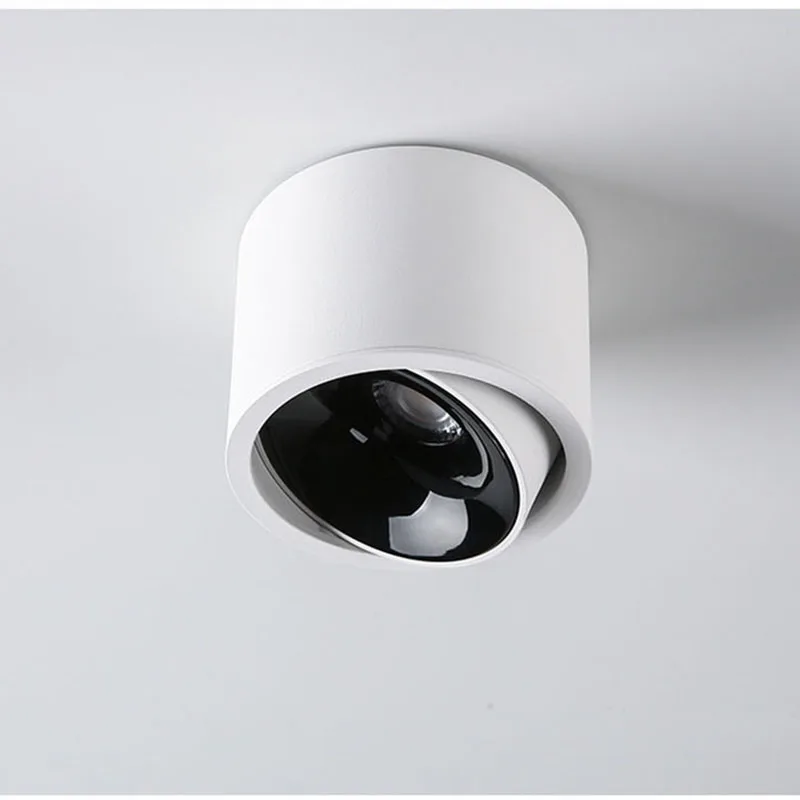 Schwenkbarer COB LED Aufbaustrahler 5W–15W für Wohnzimmer und Ladengeschäfte