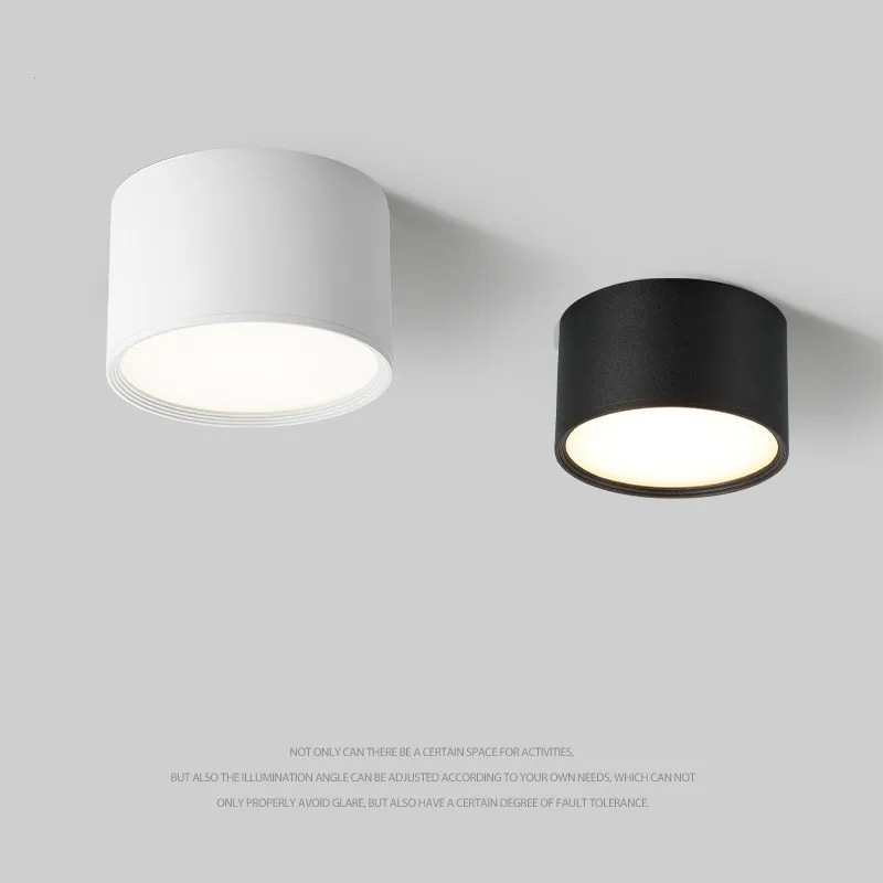 Ultra-Flache LED Aufbauleuchte 9W–25W Dimmbar für Büro und Flur