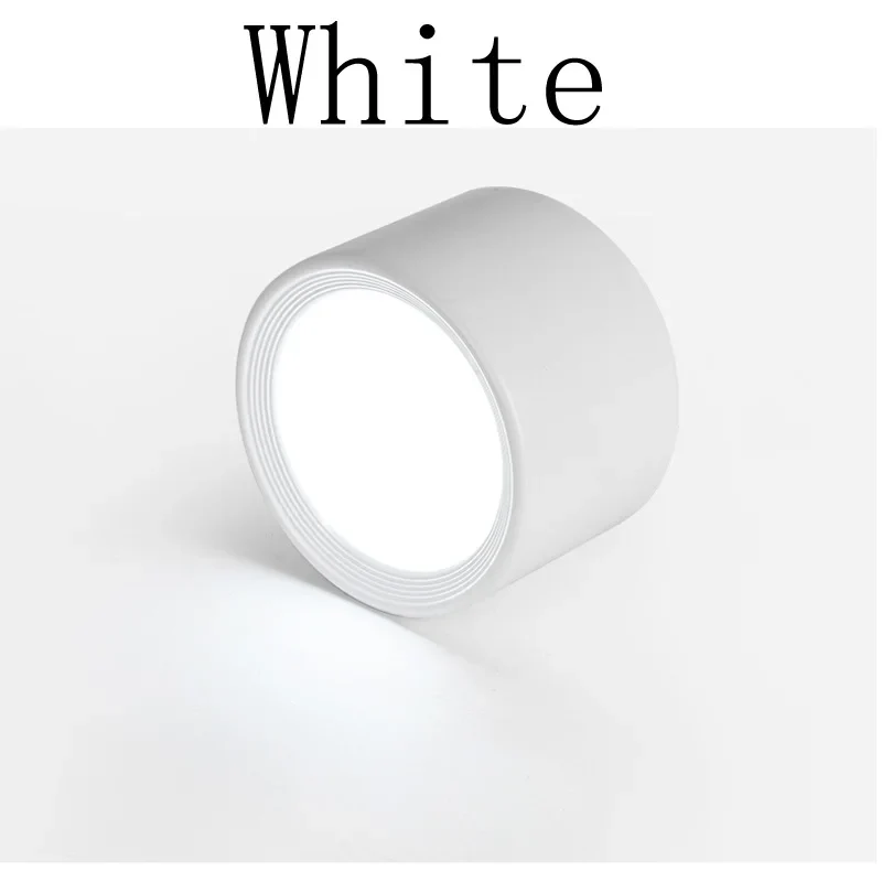 Nordisches LED Aufbau-Downlight 5W–20W Schwarz für Wohnzimmer und Büro
