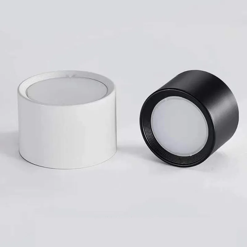 Nordischer Aluminium LED Aufbaustrahler 5W–20W Dreifarbig für Küche und Wohnzimmer