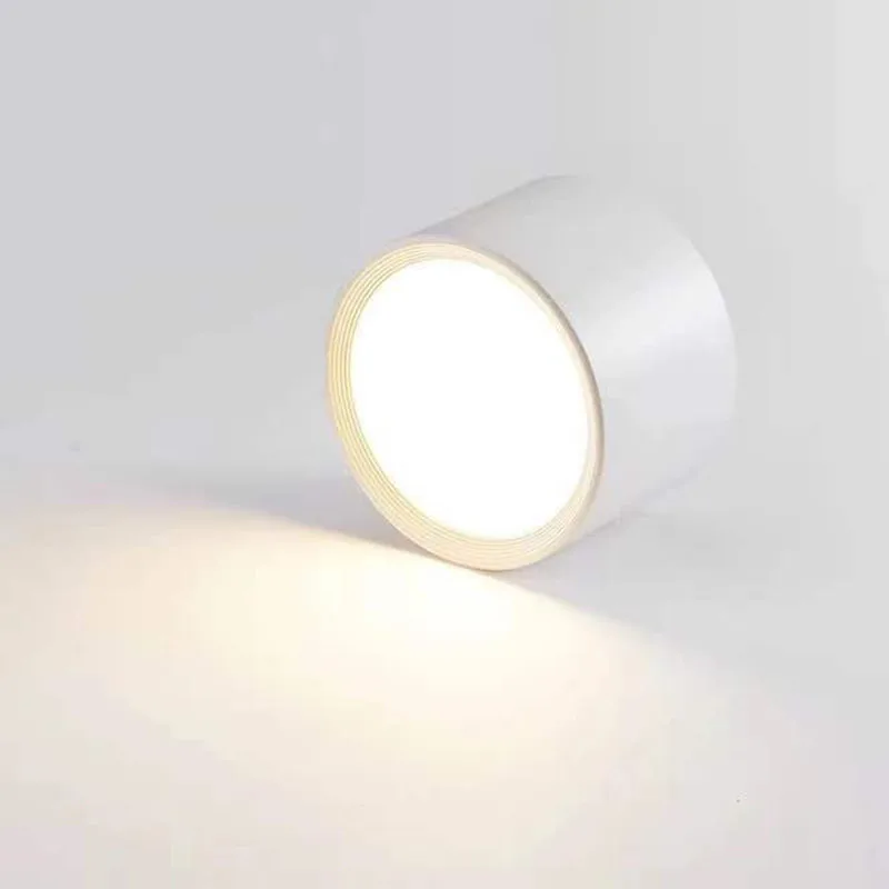 Nordischer Aluminium LED Aufbaustrahler 5W–20W Dreifarbig für Küche und Wohnzimmer