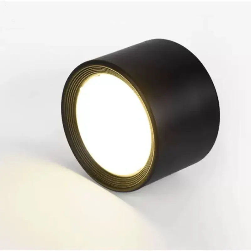 Nordischer Aluminium LED Aufbaustrahler 5W–20W Dreifarbig für Küche und Wohnzimmer