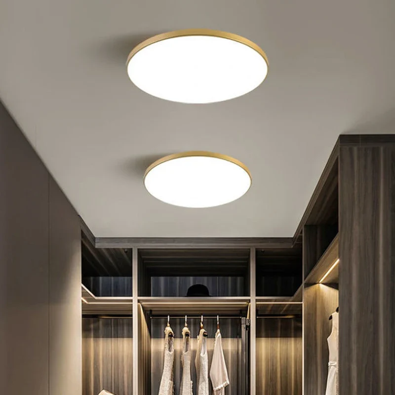 Goldene LED Deckenleuchte 18W–30W Dreibereich für Küche und Schlafzimmer