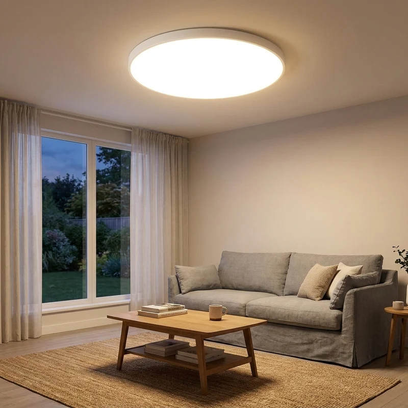IP65 Wasserdichte LED Deckenleuchte 18W und 30W für Bad und Feuchträume