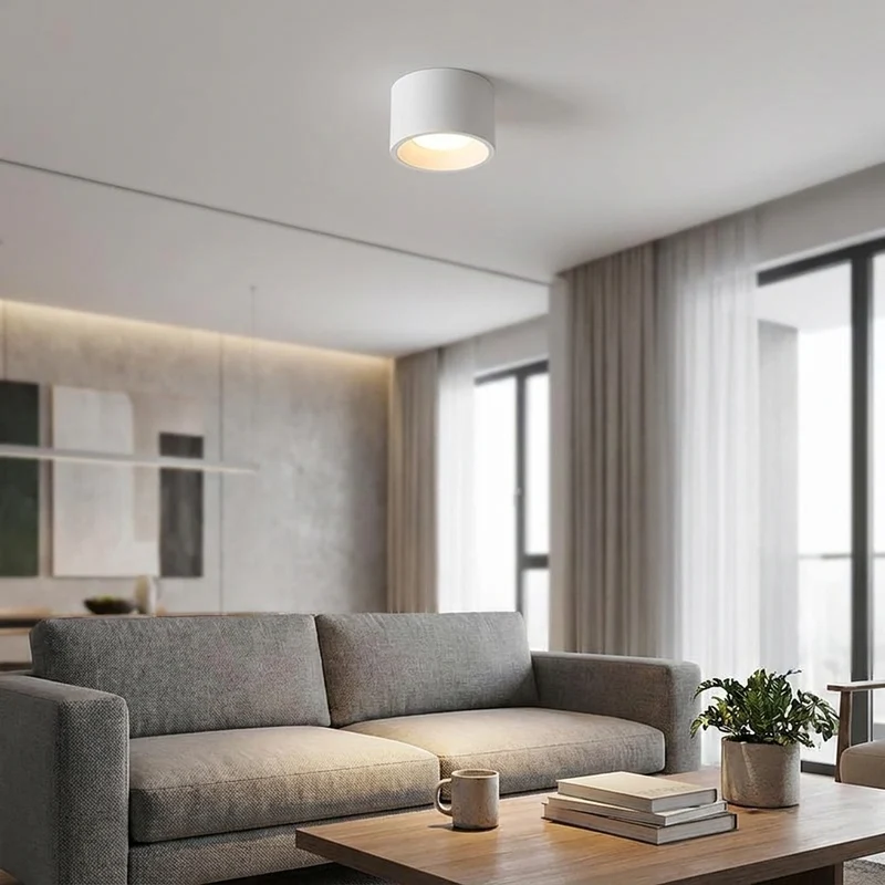 LED Aufbau-Downlight Schwarz 9W–20W für Wohnzimmer und Schlafzimmer