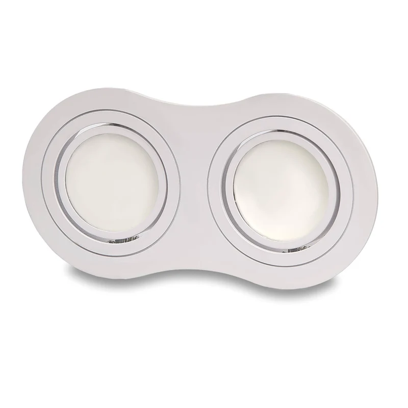 LED Einbaustrahler 1 2 3 flammig schwenkbar flach 5-7 Watt MR16 Einbau-Spot