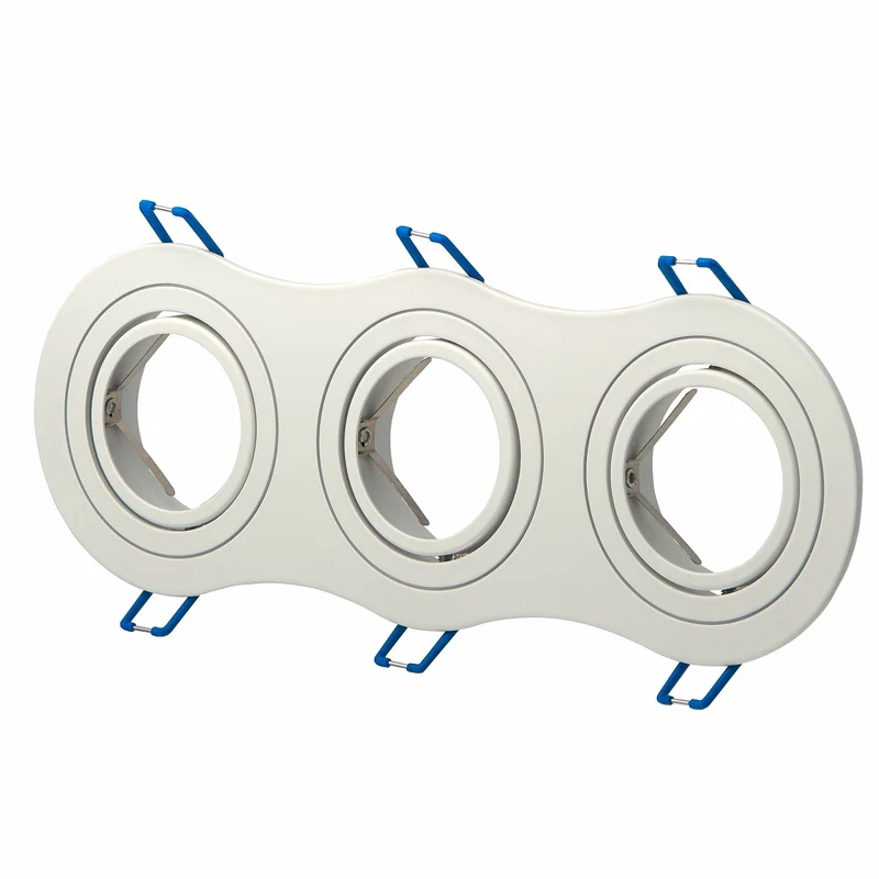 LED Einbaustrahler 1 2 3 flammig schwenkbar flach 5-7 Watt MR16 Einbau-Spot
