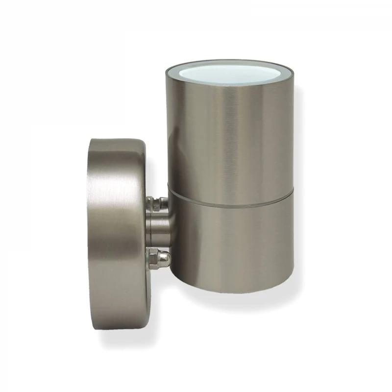LED Außen-Wandleuchte Edelstahl IP44 Wand-Spot Strahler GU10 Garten-Leuchte Up