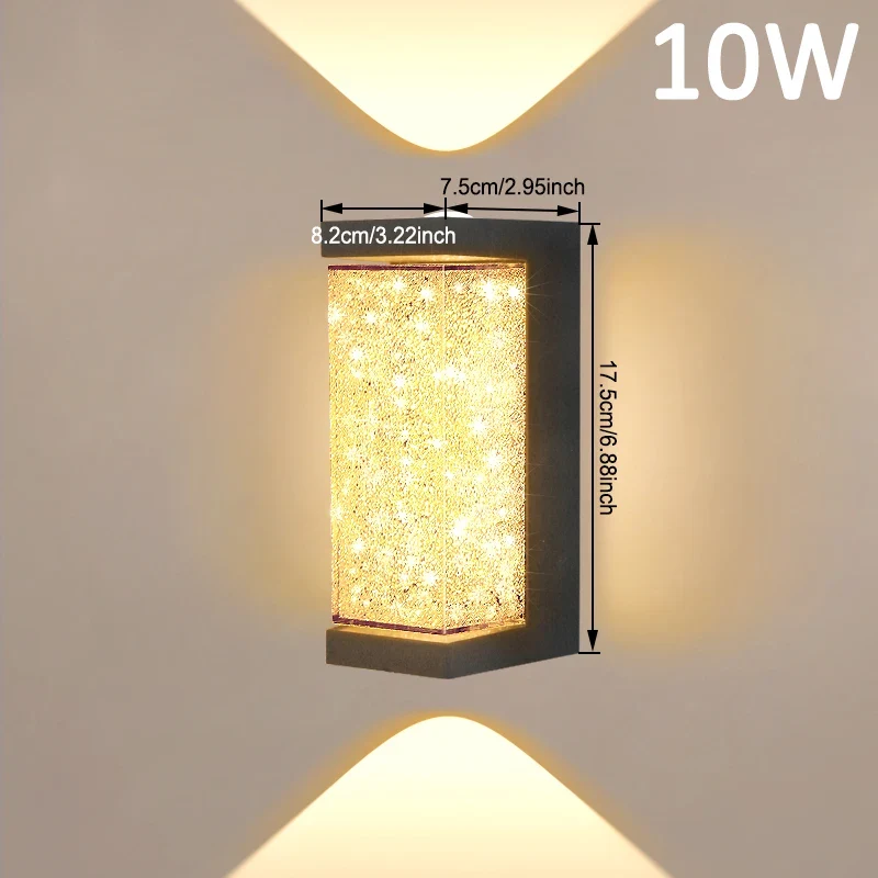 Moderne Solar Außenwandleuchte LED Bewegungsmelder für Garten und Zaun