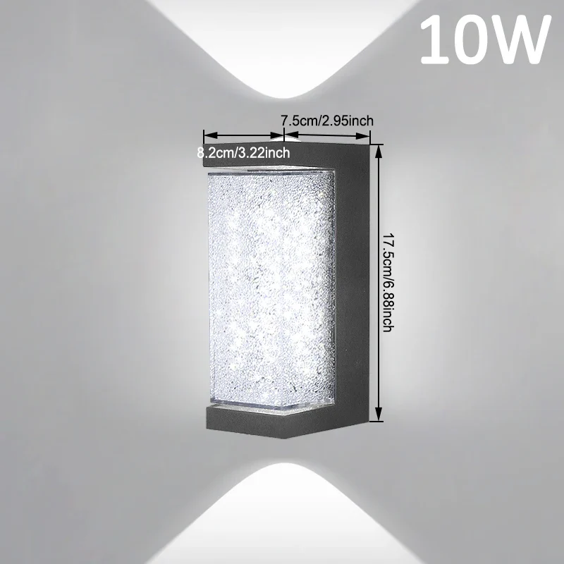 Moderne Solar Außenwandleuchte LED Bewegungsmelder für Garten und Zaun