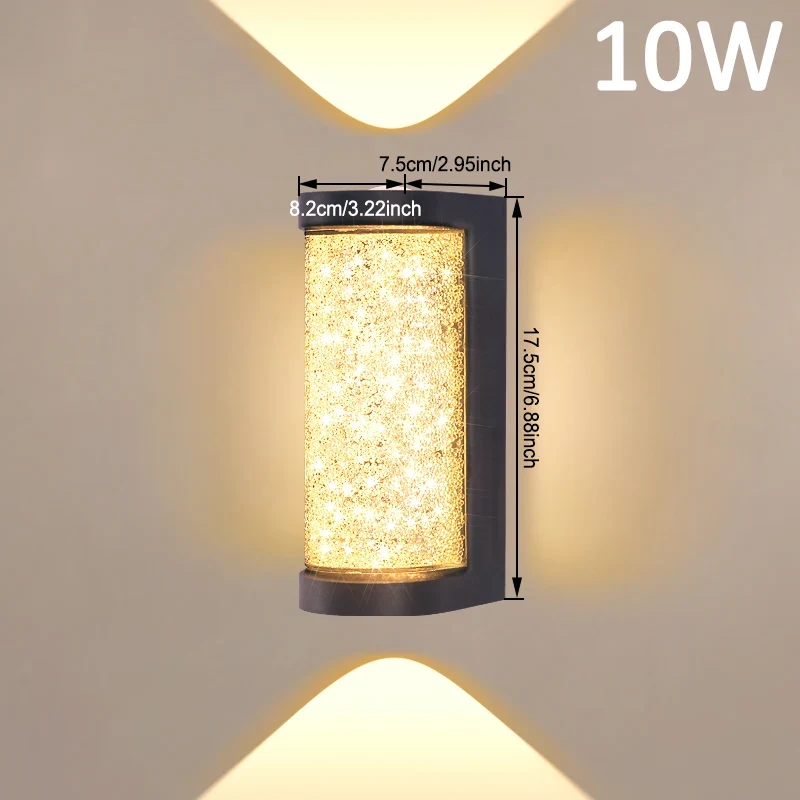 Moderne Solar Außenwandleuchte LED Bewegungsmelder für Garten und Zaun