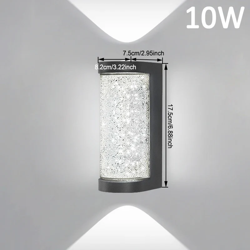 Moderne Solar Außenwandleuchte LED Bewegungsmelder für Garten und Zaun