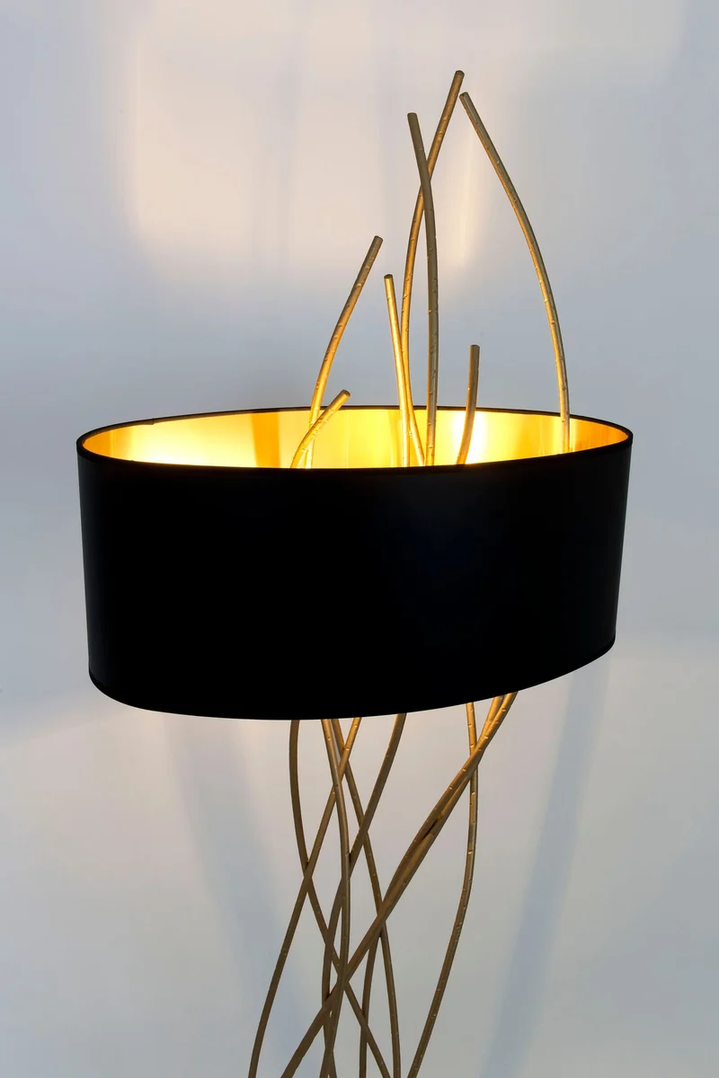 Stehlampe Elba Oval mit Schirm 180 cm