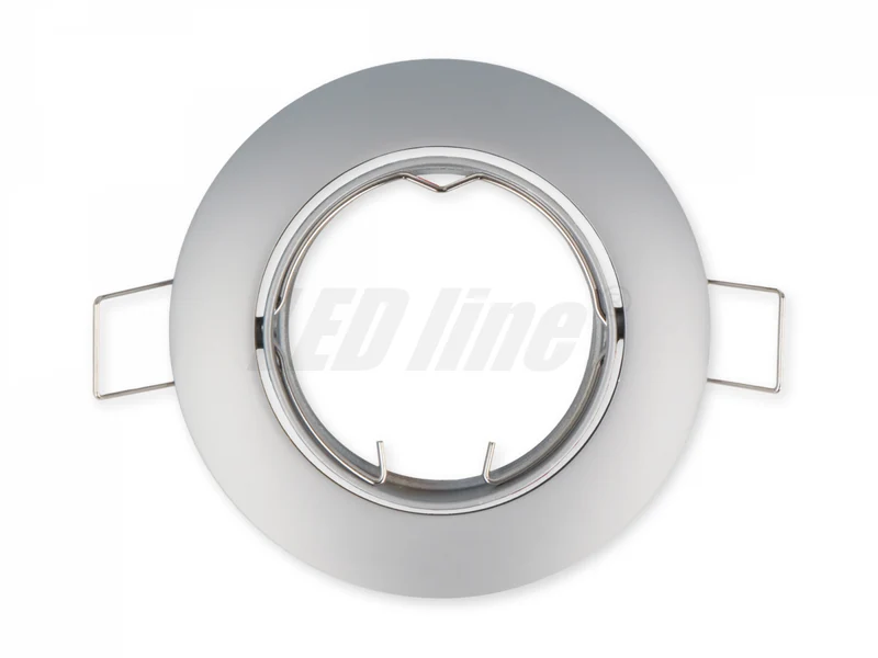 LED Einbaustrahler rund silber 5-7W 75mm Flur Spot MR16 12V