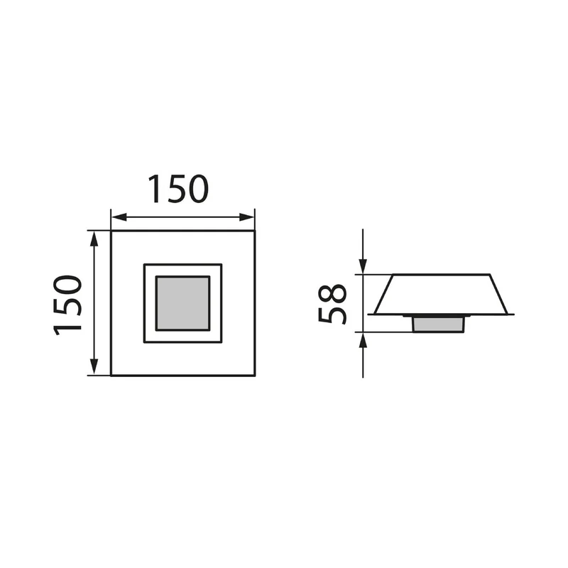 Deckenleuchte Basic 1-flammig