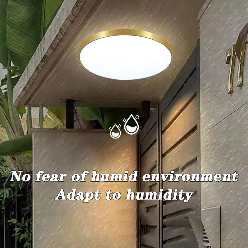 Feuchtraumgeeignete LED Deckenleuchte 18W–40W für Bad Küche und Balkon