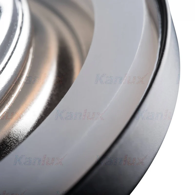 LED Einbaustrahler rund schwarz IP44 MR16 Außen Bad 60-65mm Bohrloch