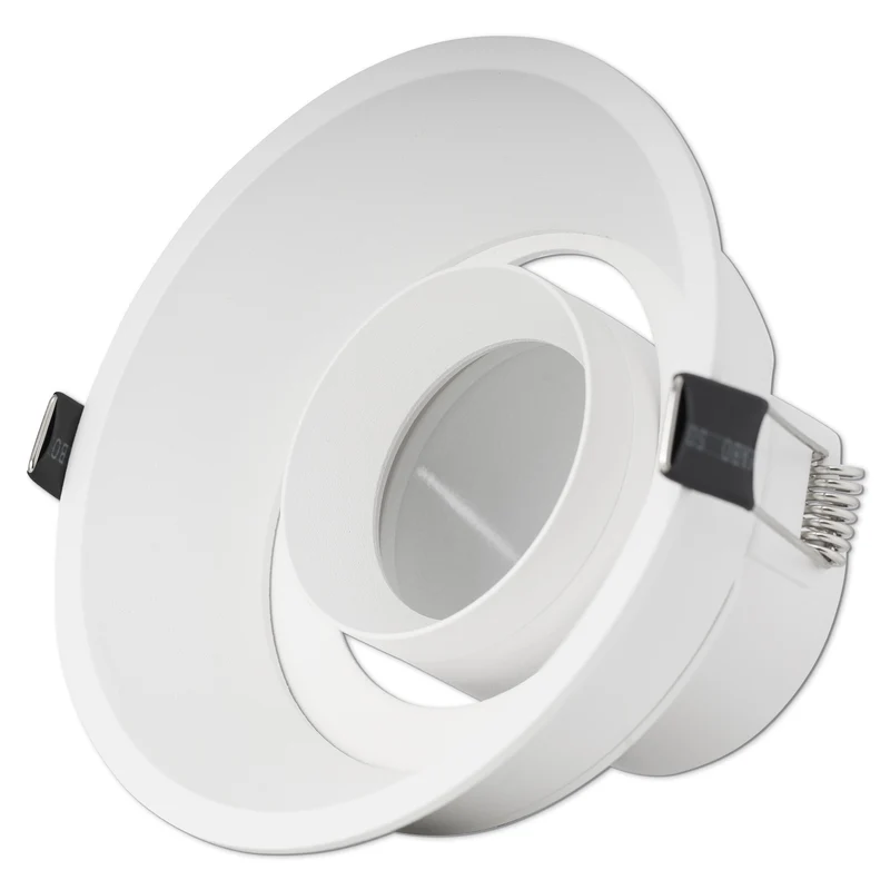 LED Einbaustrahler IP20 GU10 1-9W weiß rund 111mm Bohrloch