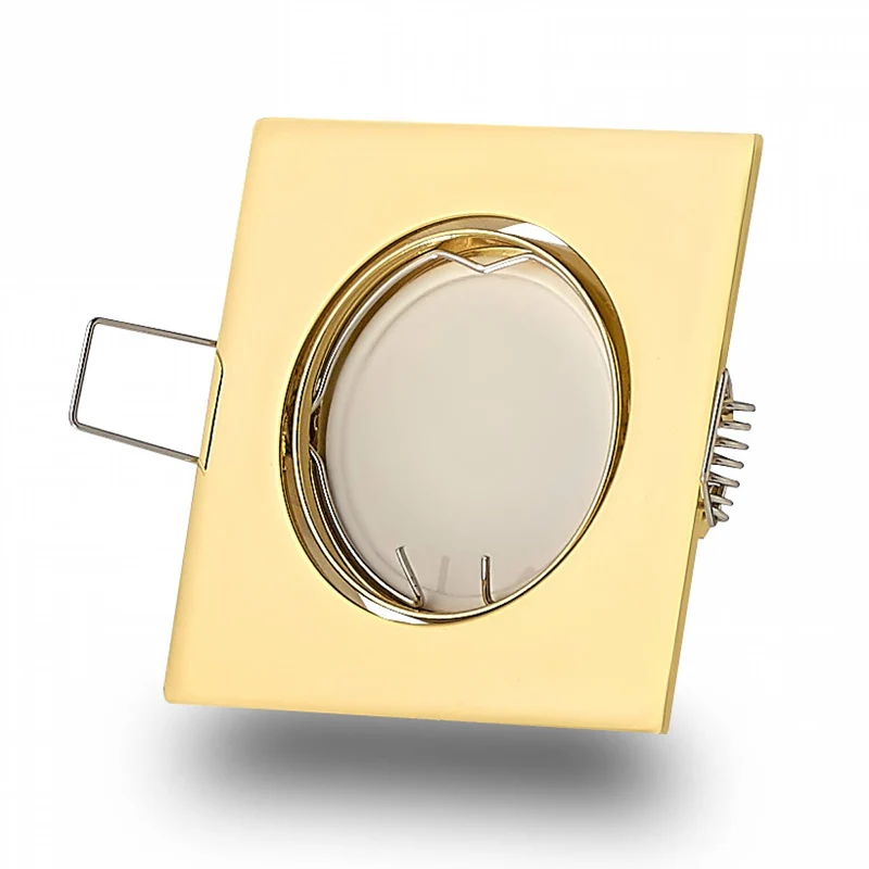 LED Einbaustrahler eckig schwenkbar 3W-6,5W 230V flach Spot Strahler 72-75mm