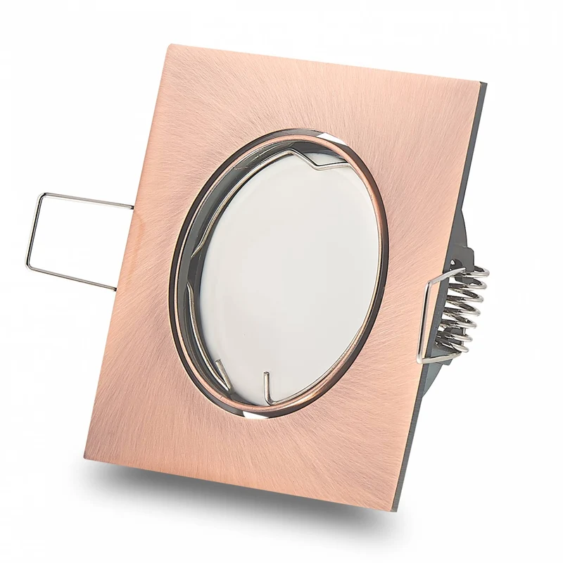 LED Einbaustrahler eckig schwenkbar 3W-6,5W 230V flach Spot Strahler 72-75mm