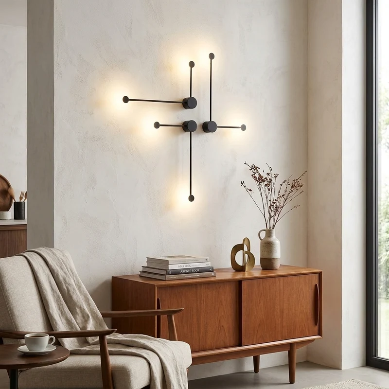 Moderne LED Wandleuchte Acryl für Wohnzimmer und Schlafzimmer Dekorationslicht