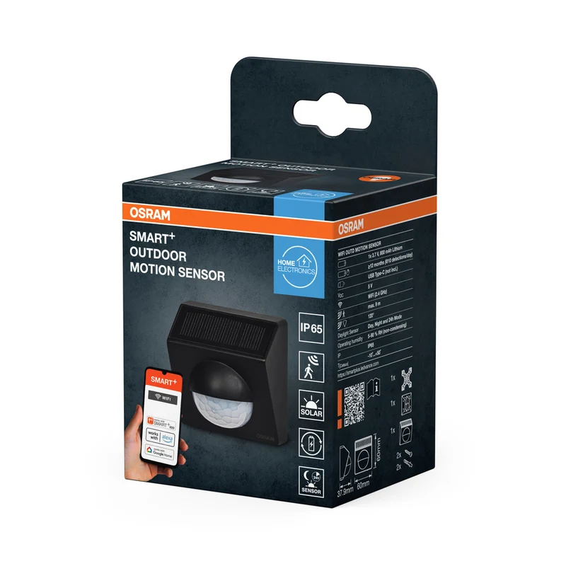 OSRAM WIfi SMART+ OUTDOOR MOTION SENSOR Außensensor, Dunkelgrau