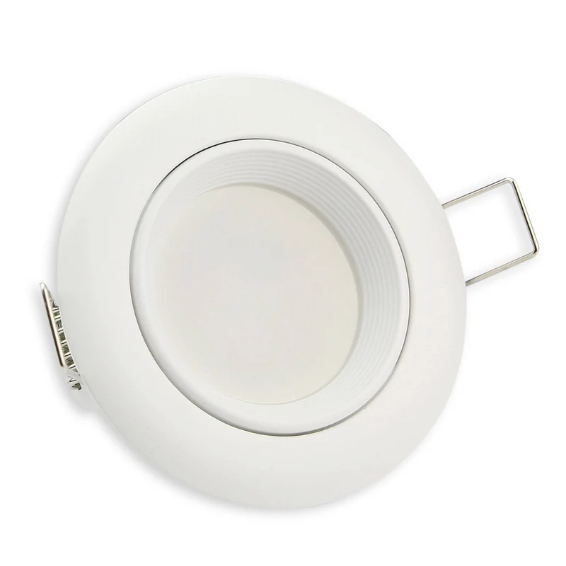 LED Einbaustrahler flach rund 3W 5W 6,5W Aluminium 230 Volt Einbauspot