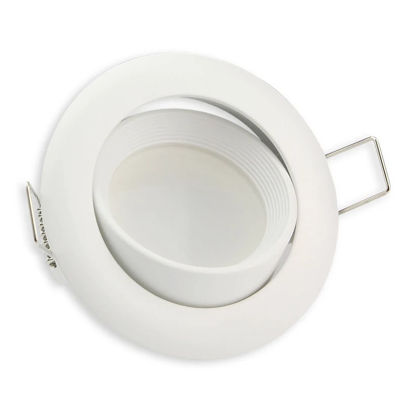 LED Einbaustrahler flach rund 3W 5W 6,5W Aluminium 230 Volt Einbauspot