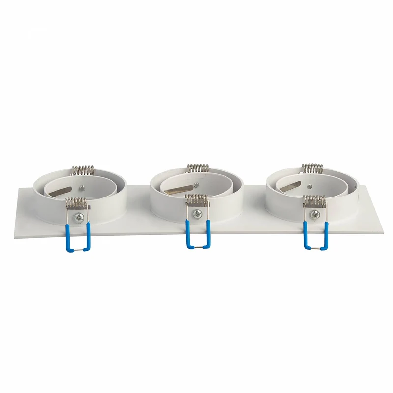 LED Einbaustrahler flach eckig 3W 5W 6,5W Einbaurahmen Deckenspot 230V