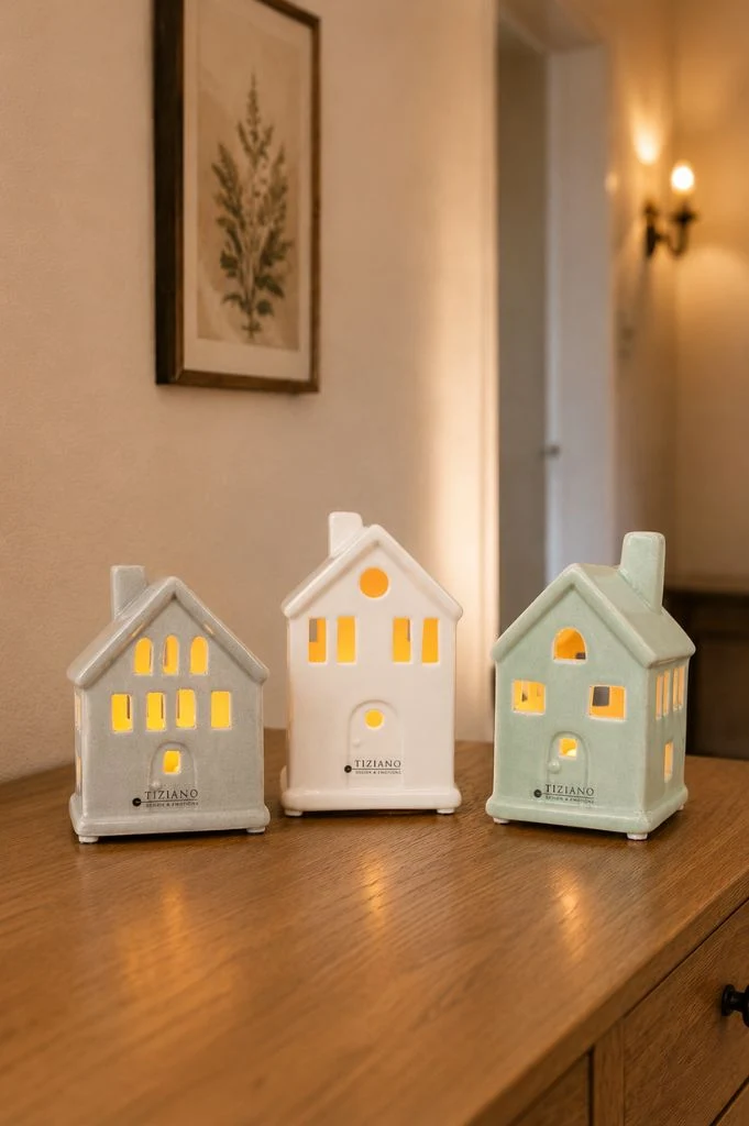 LED Haus Tribano farbig sortiert