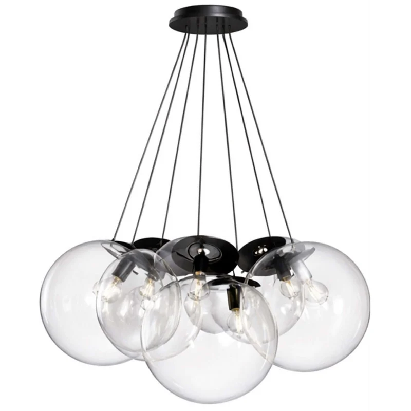 s.luce Orb Cluster Mehrfach-Pendelleuchte 7-flammig 7x40cm