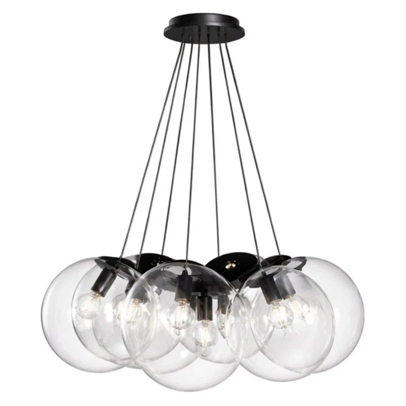 s.luce Orb Cluster Mehrfach-Hängelampe 7-flammig 7x30cm