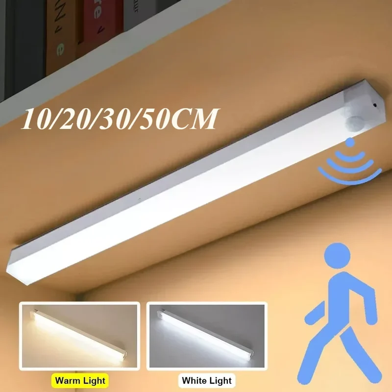 Kabelloses Bewegungsmelder LED Licht aufladbar für Küche, Badezimmer und Schränke