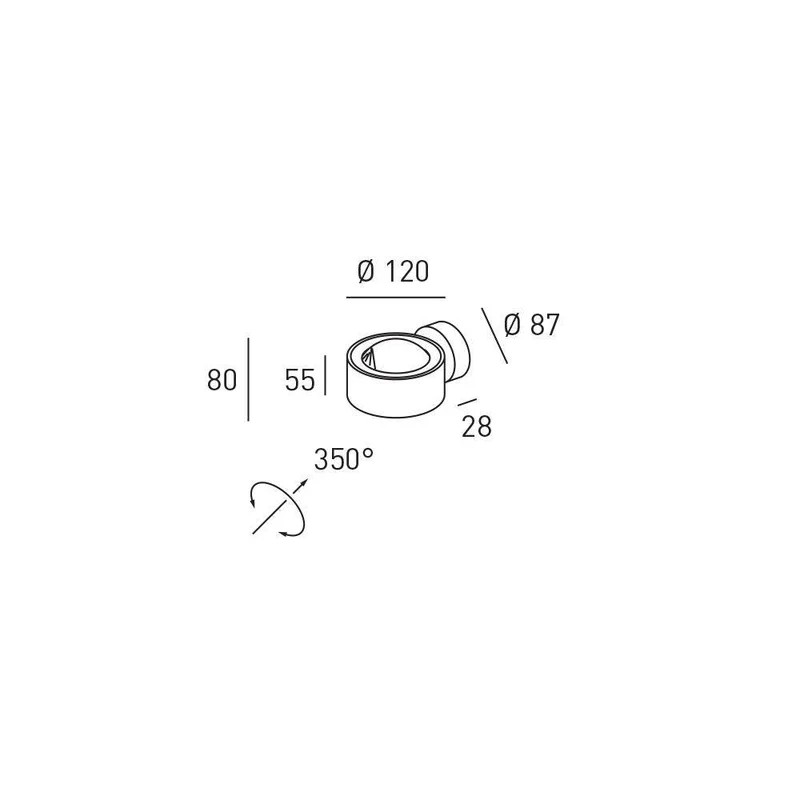 Clippo Optic Wandleuchte
