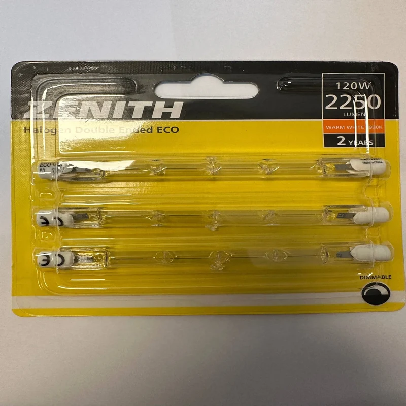 R7s Halogenstab Zenith, Halogen 3er Set