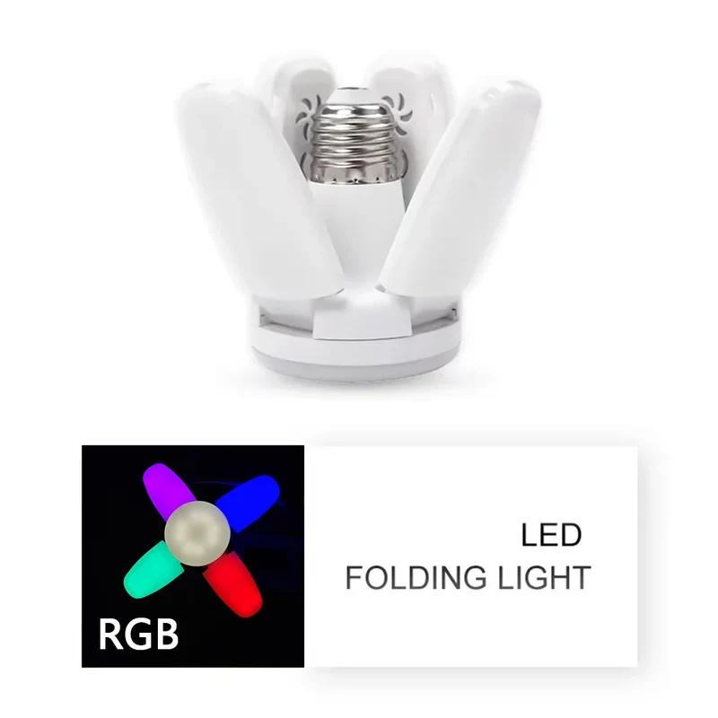 Faltbare LED Deckenleuchte mit Bewegungsmelder für Garage und Lager