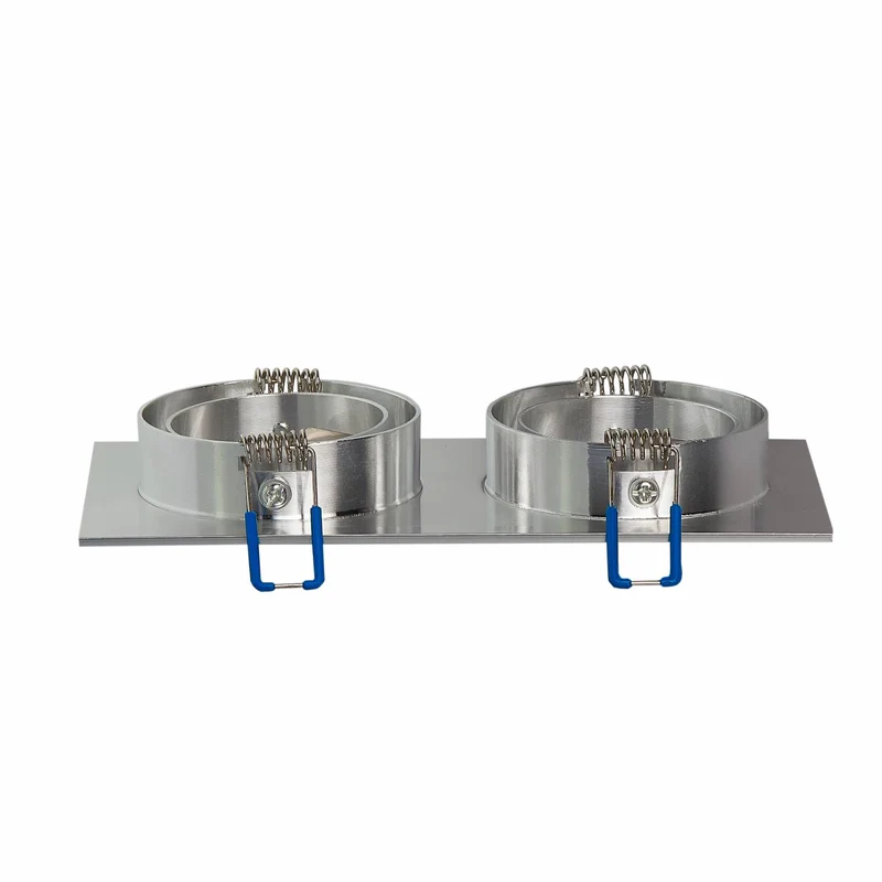 LED Einbaustrahler flach eckig 5-7W MR16 Einbau-Spot Deckenspot 12V 75mm