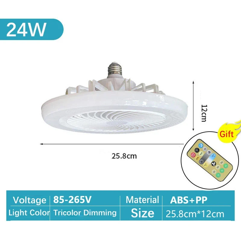 Moderner Leiser Deckenventilator mit Fernbedienung für Wohnzimmer Ruhig und Effizient