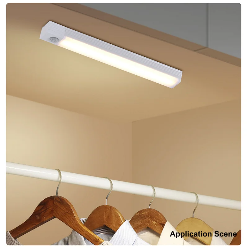 Tragbare Bewegungsmelder LED Lichtleiste für Küche und Kleiderschrank