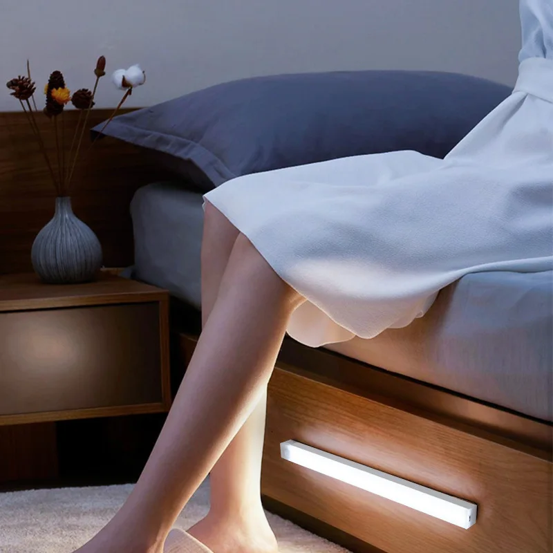 Tragbare Bewegungsmelder LED Lichtleiste für Küche und Kleiderschrank