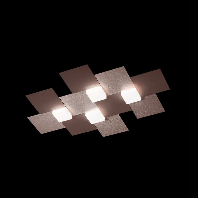 LED-Wand-/Deckenleuchte CREO, 4-flg.
