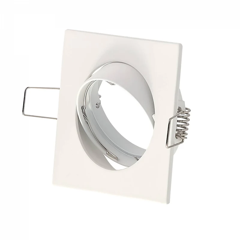 LED Einbaustrahler eckig schwenkbar 3W-6,5W 230V flach Spot Strahler 72-75mm