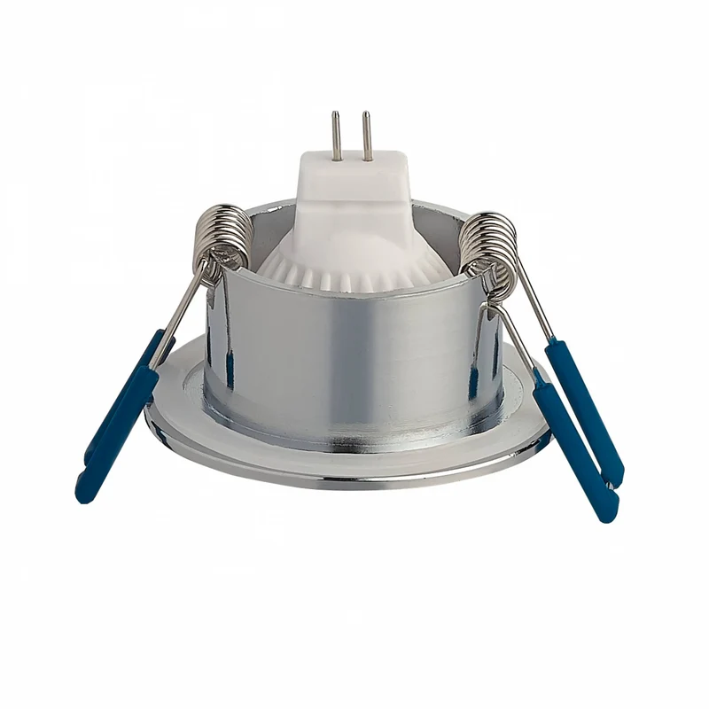 Einbaurahmen GU11 MR11 IP44 rund Bad Gehäuse 40mm Sauna Einbau-Spot Außen