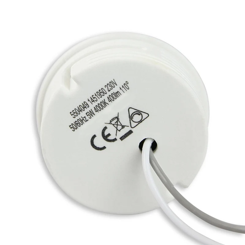 LED Einbaustrahler schwenkbar rund 230 Volt Spot Lampe 75mm Wandleuchte