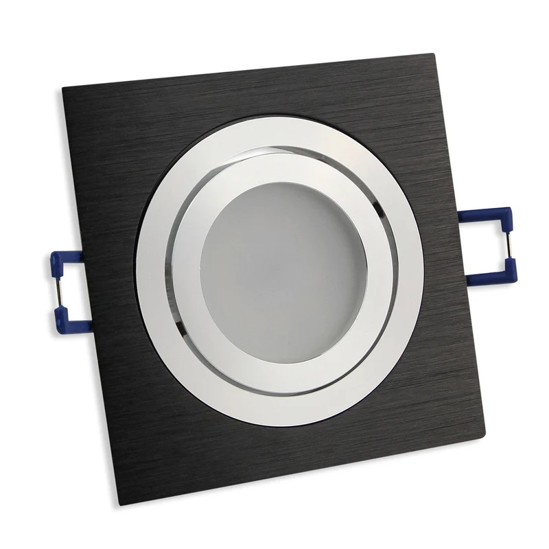 LED Einbaustrahler MR16 12 Volt 5-7W rund eckig Spot 80mm Bohrloch Licht