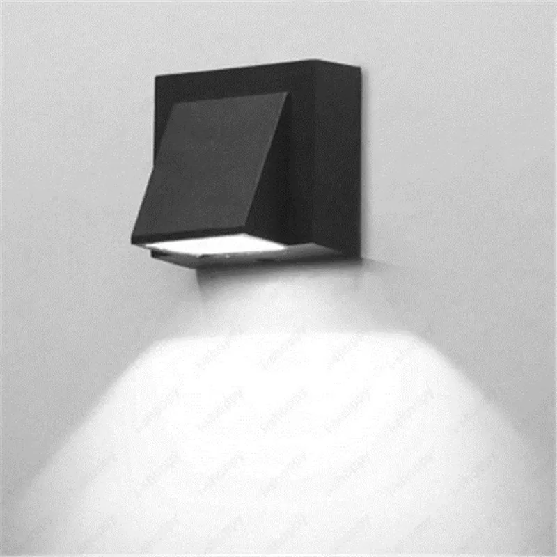 Moderne Aluminium LED Außenwandleuchte für Garten und Terrasse Hauseingang