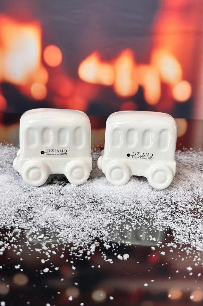 D16 Deko Zugwagon Jim 8cm 2tlg creme-weiß