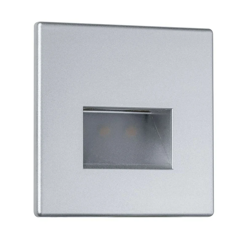 Wandeinbauleuchte LED Edge Quadro Chrom-Matt